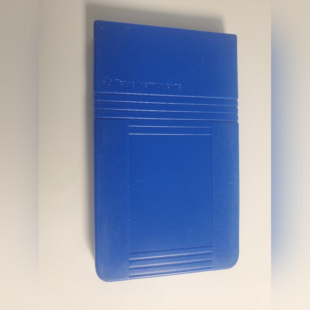 Texas Instruments Small Blue TI-108 Solar Powered Calculator (Tested) - Picture 4 of 6
